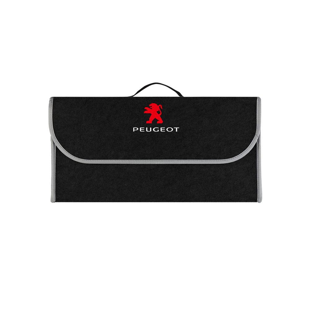 For Peugeot 508 106 107 108 2008 3008 308 307 106 1pcs Folding Car Storage Box Car Trunk Organizer Box Auto Storage Center Cover
