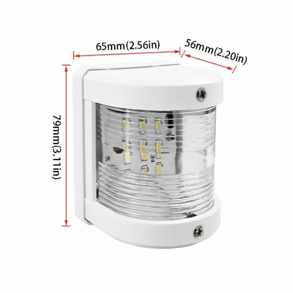 IP66 Waterproof Boat Signal Light 135 Degrees Boat Stern Light LED Navigation Lamp Fishing Boat белый