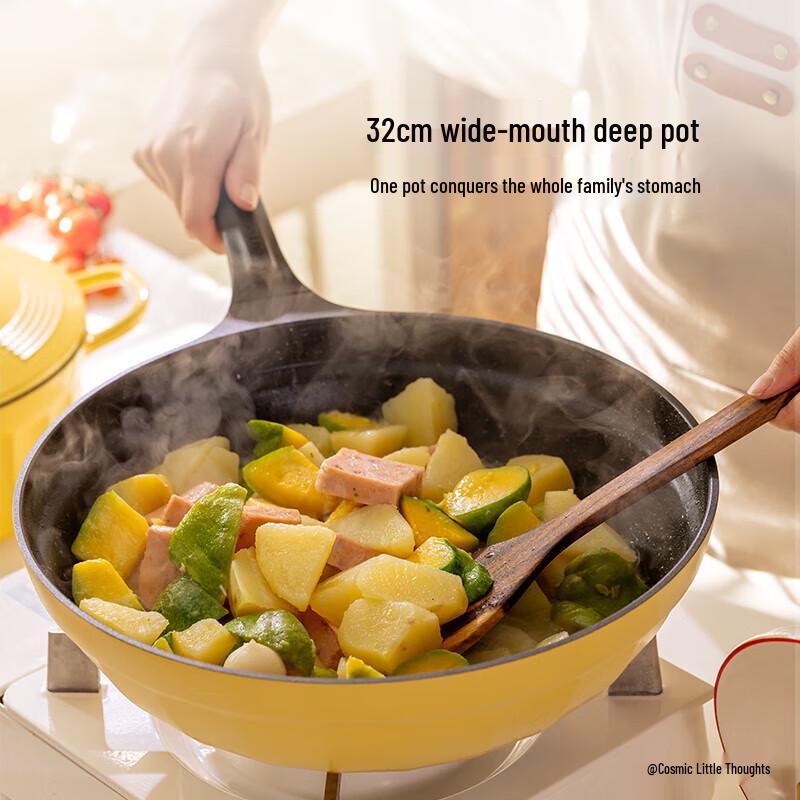 

Buydeem 32cm Non-Stick Wok Frying Pan