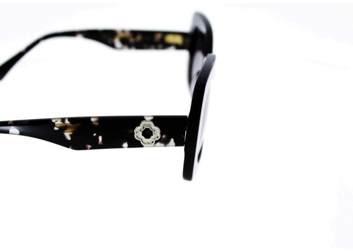 Lunettes de soleil femmes MAJE 5039 Noire de forme rectangulaire