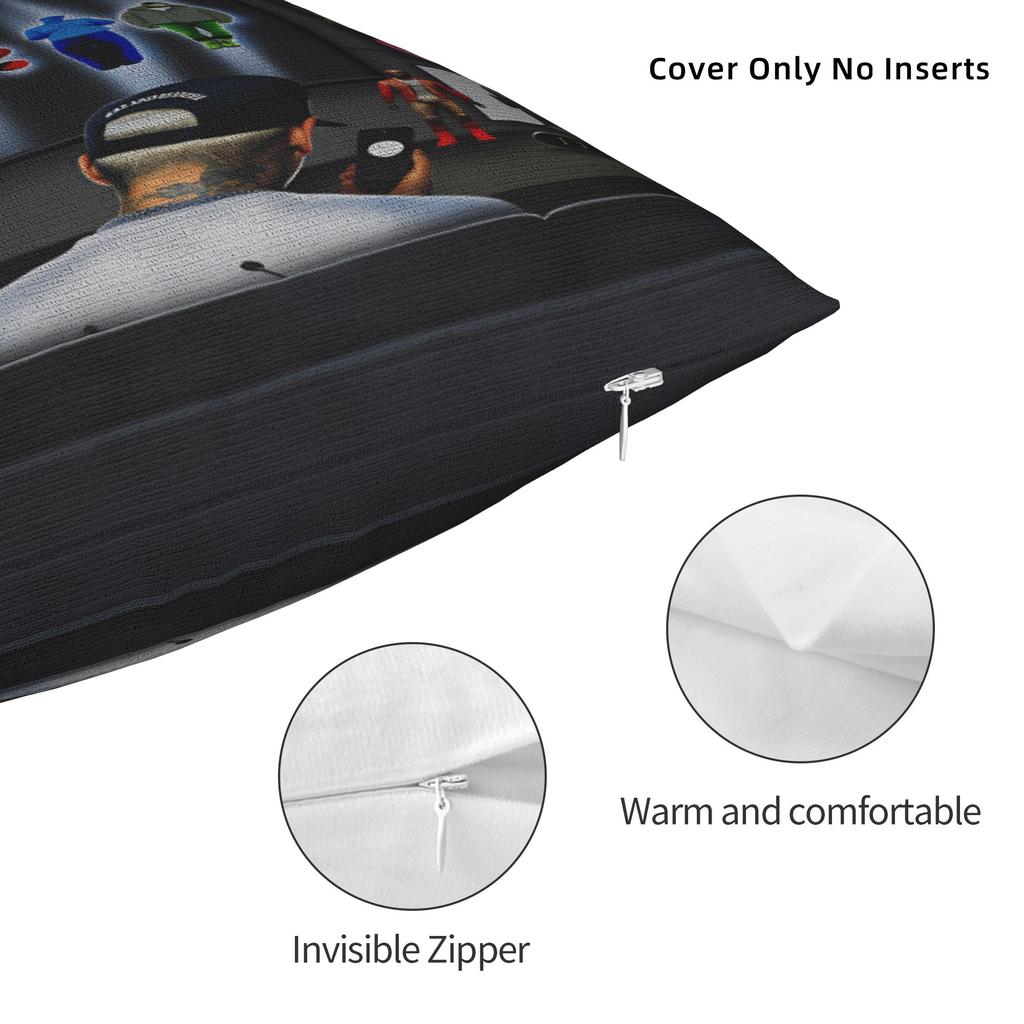 B-Brown Breezy Bowl XX Pillow Case  Funny Pillow Cover Design Pillowcases For Sofa Couch Bed Living Room