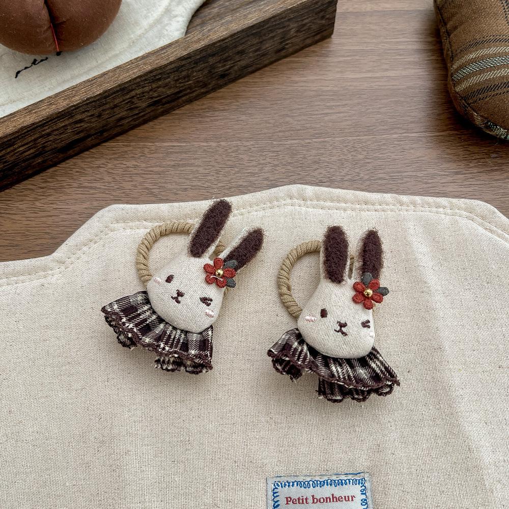 Polka Dot Love Bow Hair Rope Tie Children's Elastic Hair Band Rubber Band Ponytail Holder Elastic Headband Girl Hair Accessories