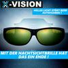 X-VISION Γυαλιά Ηλίου Γυαλιά Νυχτερινής Όρασης Γυαλιά Εφαρμογής Πάνω από Γυαλιά Πολωμένα 2τεμ.