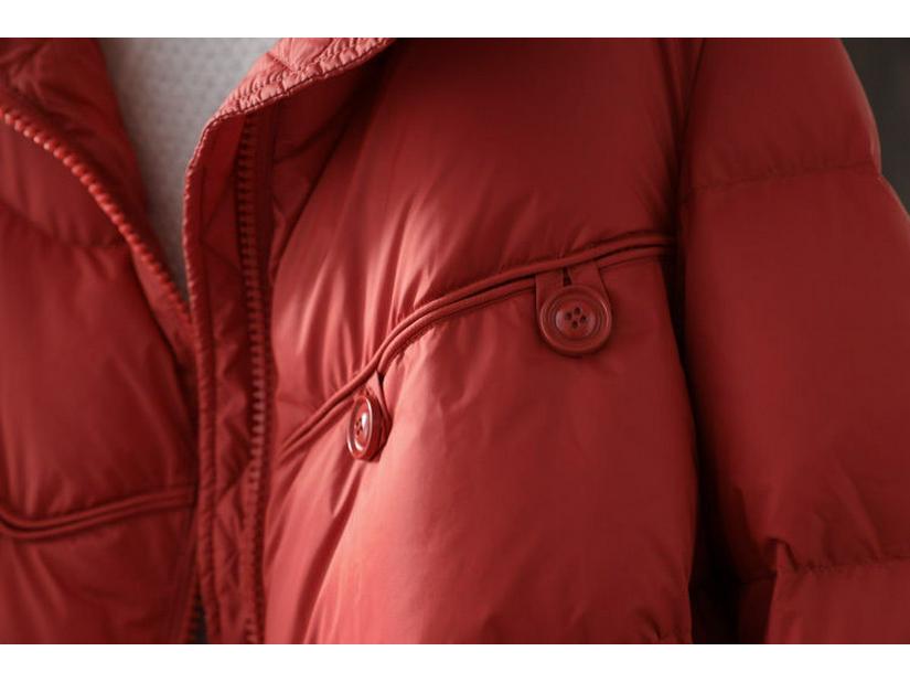 2025 Damen Koreanischer Stil Locker Übergröße Daunenmantel