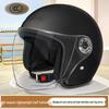 Certified Electric Vehicle Helmet with Cold Protection and Neck Gaiter – Unisex Half Helmet for Motorcycle Safety