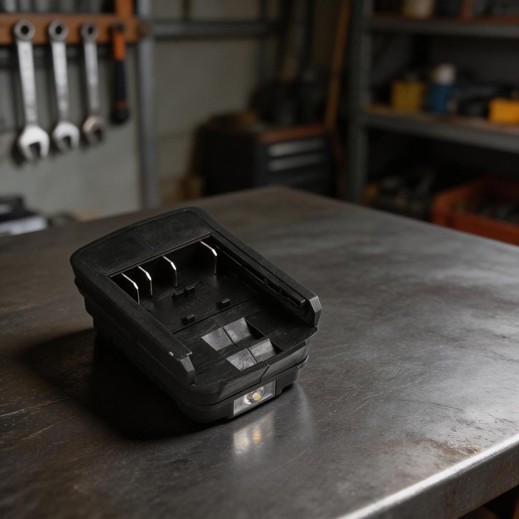 18V Lithium Battery Compatible Battery Adapter Built-in Charging Board