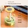 OuJieWang Small Cat Tree with Turntable & Scratching Post