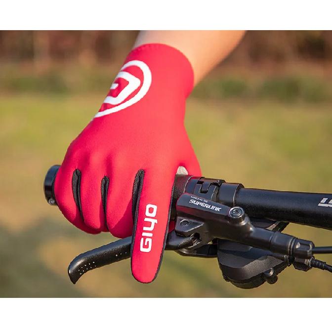 GIYO Winter Gloves Riding Long Finger Autumn For Road MTB Bike Touch Screen Thickened Riding Motorcycle Electric Vehicle Gloves