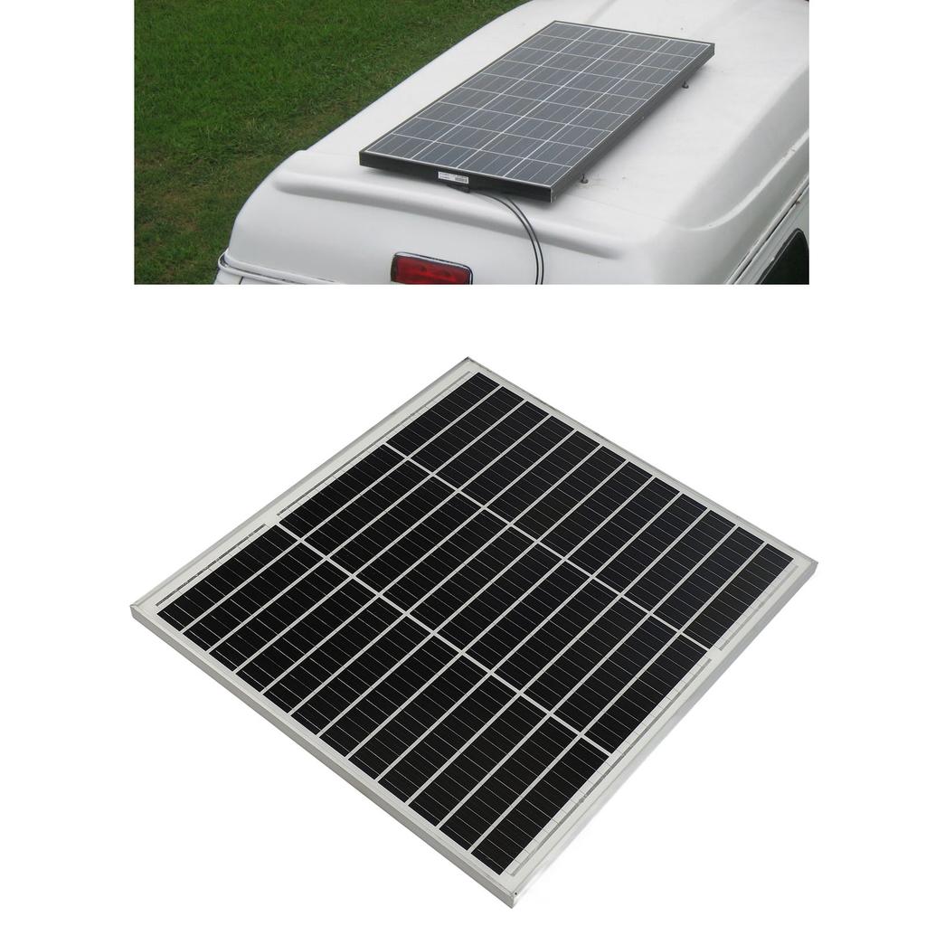 60W 18V Solar Panel Monocrystalline IP67 Water Proof 5400Pa 2400Pa 32 Batteries for Car Boat Trailer