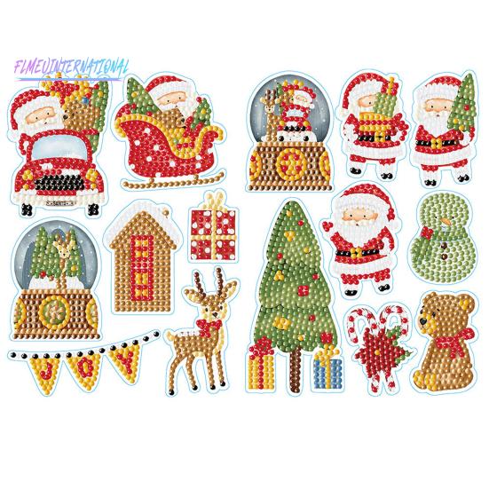 

1 компл. наклейка с алмазной живописью блестящий мультяшный узор DIY набор для алмазной живописи для чехла для телефона Декор чашки E