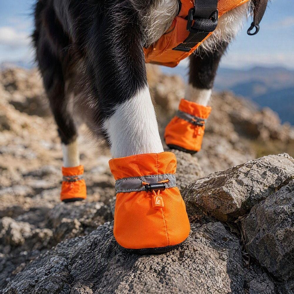 Waterproof Dogs Snow Boots Warm Pet Paw Protection Pet Paw Care Dog Footwear Daily Wear