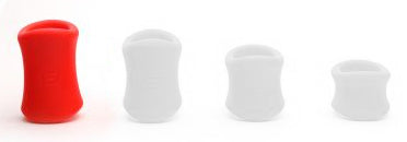 Ballstretcher ERGO BALLS Hauteur 60 mm Rouge - Sport Fucker - Ballstretchers Souples