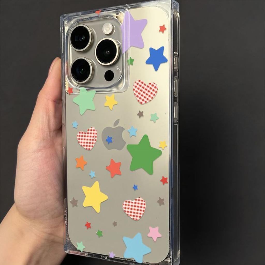 Ice Crystal Cube Mobile Phone Case for Apple High-end Mobile Phone Case Airbag Anti-fall Mobile Phone Case Four-corner Anti-fall Shell Simple Style