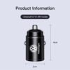 100W QC3.0 PD Car Charger Fast Charging Car USB Type C Charger For VW GTI Polo Golf MK6 MK7MK8 Passat Tiguan CC T-ROC Tire Valve