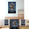 Elegant 2 Poster Framed Sci-fi Hero Wall Art For Living Room Bedroom Decor
