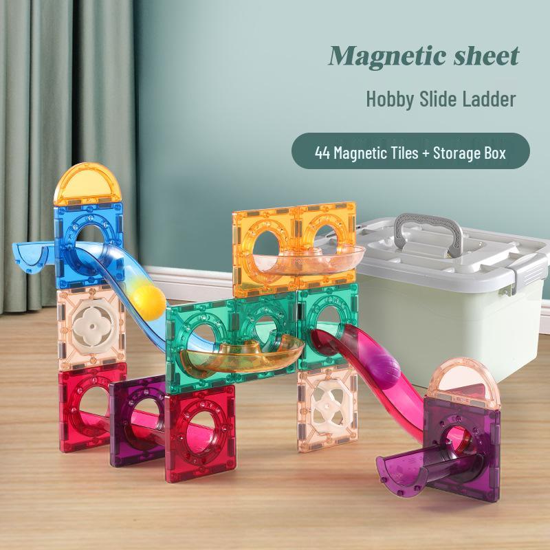 Stained Glass Magnetic Building Blocks - Educational Toys for Kids