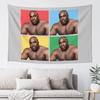 Funny Barry Wood Meme Christmas Wall Tapestry Hanging Print Tapestries Bedroom Living Room Dorm Background Cloth Wall Decoration