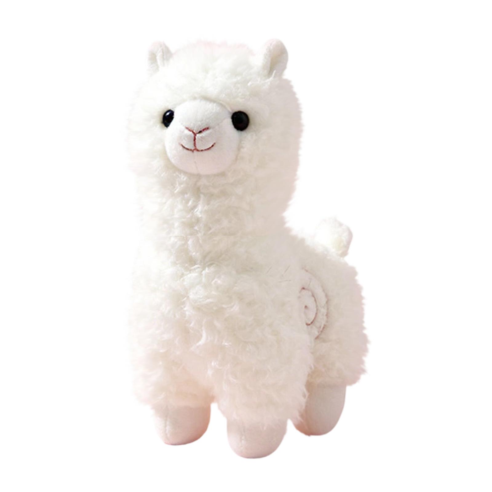 

Plush Llama Stuffed Animal Toy Soft Alpaca Doll Fluffy Cuddly Plushie for Kids Toddlers Nursery Room Decoration Birthday Gift 30cm One Size
