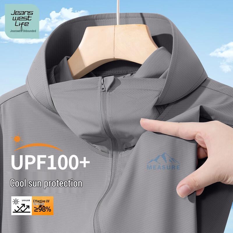 JEANSWEST LIFE Men s UPF100+ Sun Protection Jacket M