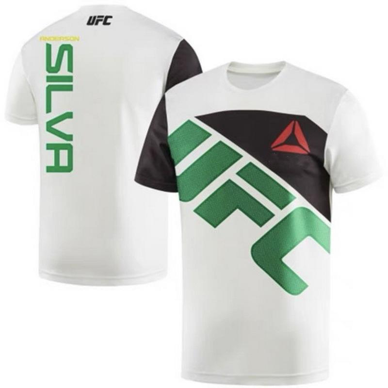 UFC Mouth Cannon Connor McGregor Men's Short Sleeve MMA Mixed Martial Arts Training Sanda Suit Skinny Quick Drying Suit
