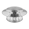 80/110/160/200mm Stainles Steel Chimney Cap Round Ducting Ventilation Exhaust Cover Roof Pipe Exhaust Hood Vent Cap