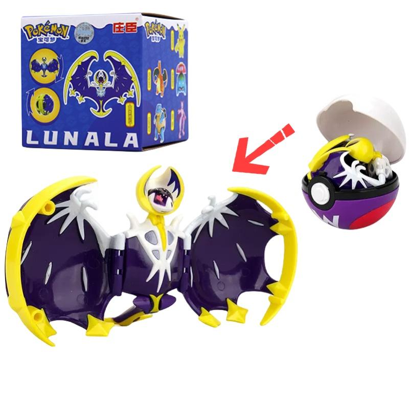 Plastic Pokmon Pikachu Charizard Psyduck Eevee Figure Toy Set Lunala