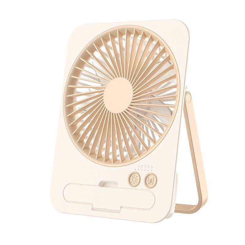 2026 Portable USB Rechargeable Mini Wall-Mounted Desktop Fan