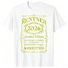 Rentner 2026 Retireunisext Quote Vintage Frame Print Tshirt Unisex Unisex Soft Cotton Short Sleeve Daily Casual Tops