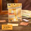 Mu Ran Vintage Food Illustration Sticky Notes - Creative Stationery for Students and Journaling