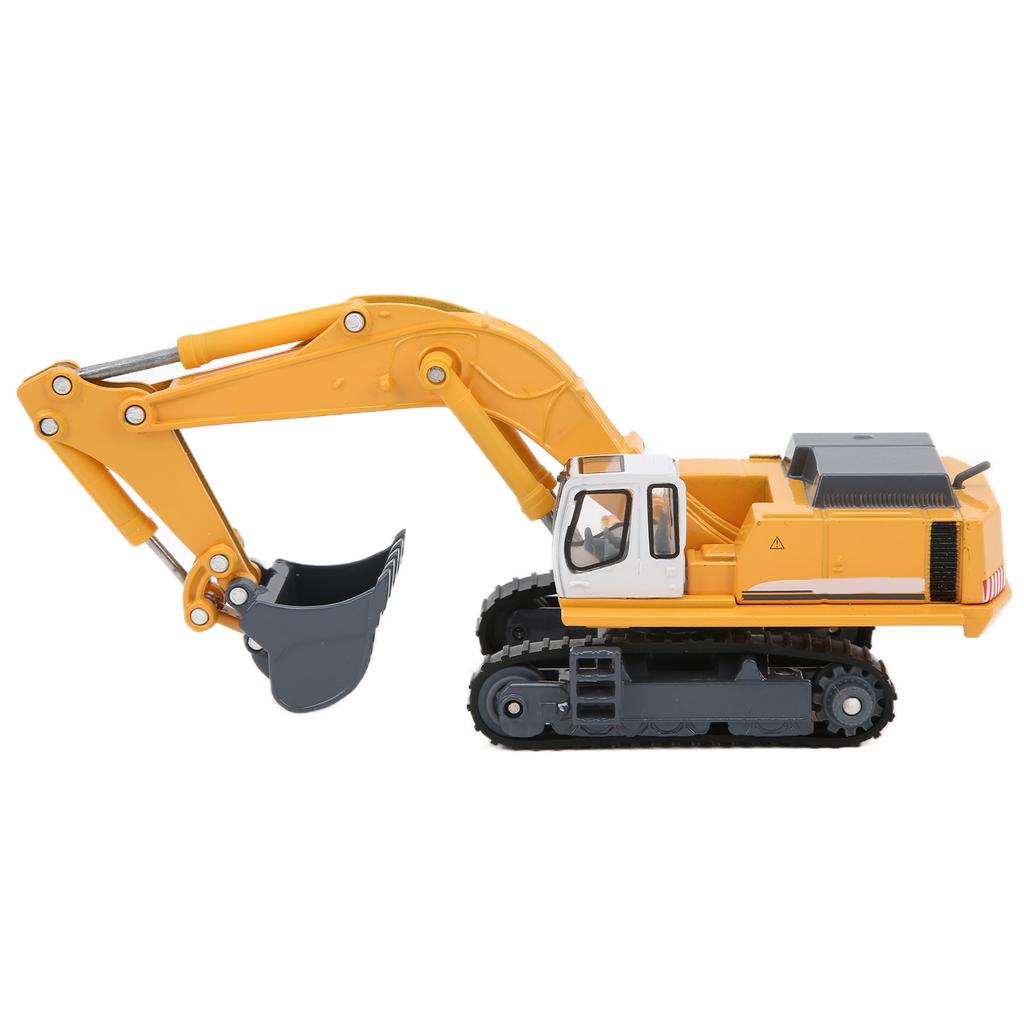 1:87 Engineering Diecast Excavator Model Alloy Crawler Excavator Toy Construction Vehicle Site for