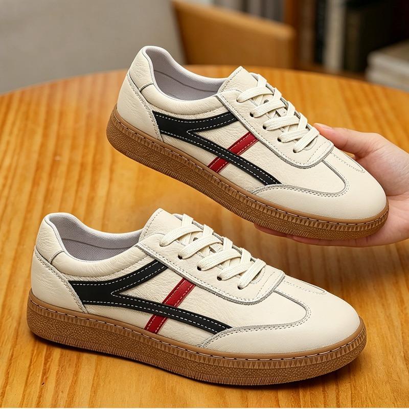 Leather Men's Hollow Shoes Men's Shoes White Shoes Men's Versatile Pure Cowhide Men's Casual Leather Shoes Hole Shoes