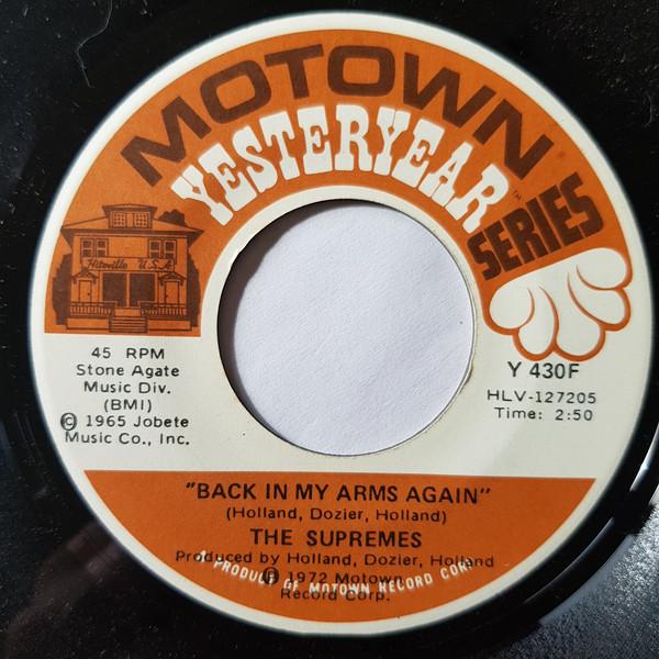 

7inch Record SUPREMES - Stop! In The Name Of Love / Back In Y430F MOTOWN 1972 US Soul/Funk Used