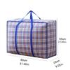 1pc Foldable Woven Storage Bag Moving House Storage Bag Large Capacity Thickened Clothes Quilt Packing Bag Portable Luggage Bag