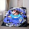 1pc Demon Slayer Blanket Soft All Season Throw with Vibrant Design, Perfect for Home, Travel, and Gifts, Ideal for Naps and Camping
