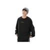 Li Ning CF Series Round Neck Loose Quick-Dry Knitted Long Sleeve T-Shirt Men Tops Black ATLU155-3
