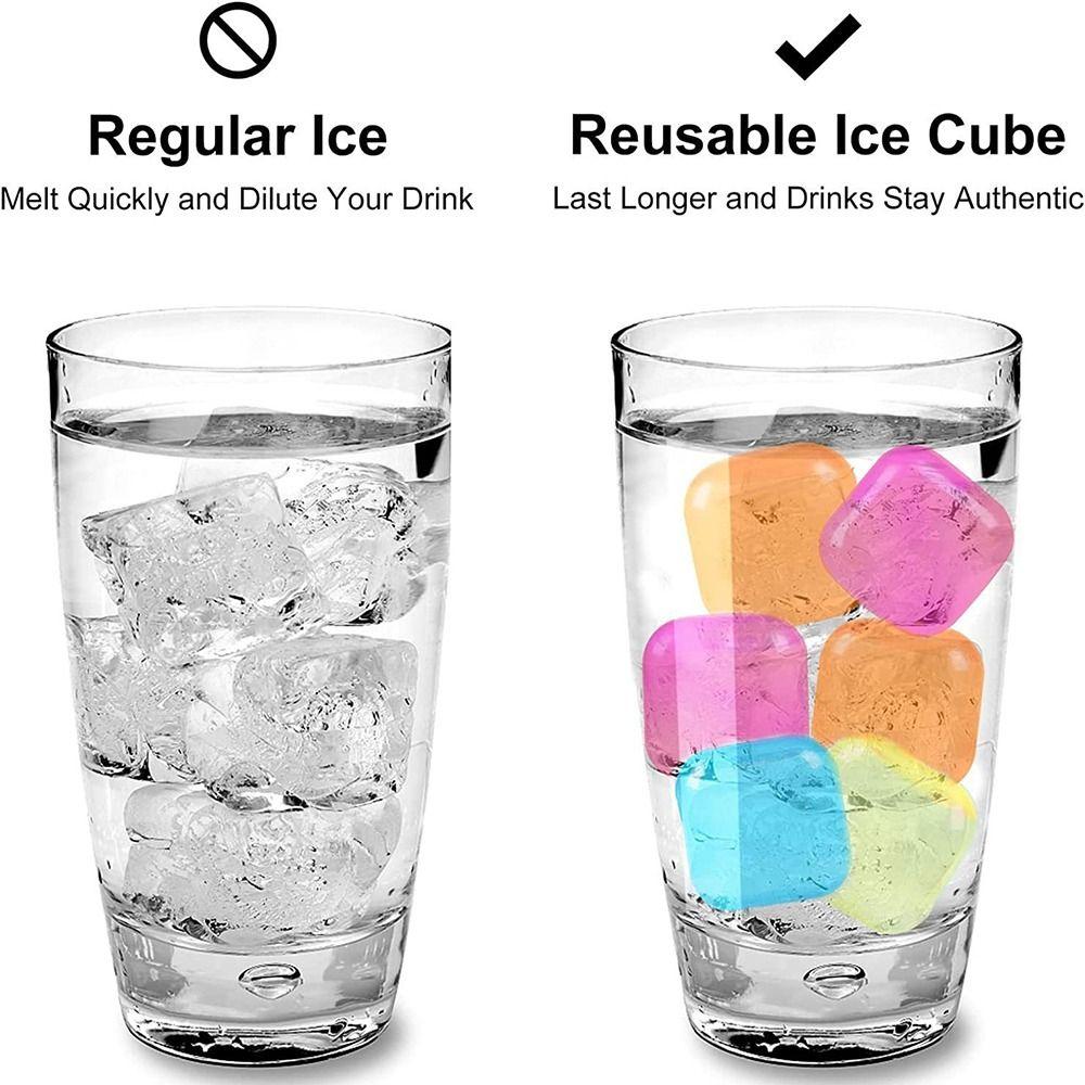 Washable Ice Making Molds Reusable Ice Maker Replacement Ice Cubes