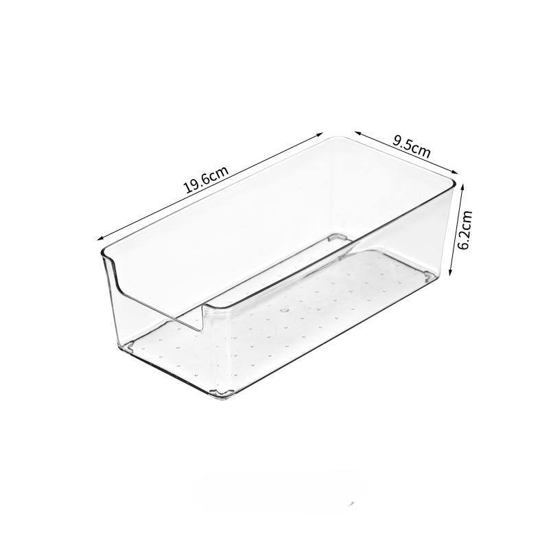 Drawer Storage Box Small Box for Separation and Organization Transparent PET Plastic Division Magic Tool