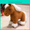 Simulation Pony Plush Toy Cute Soft Filling Doll Room Decoration Gift Festival