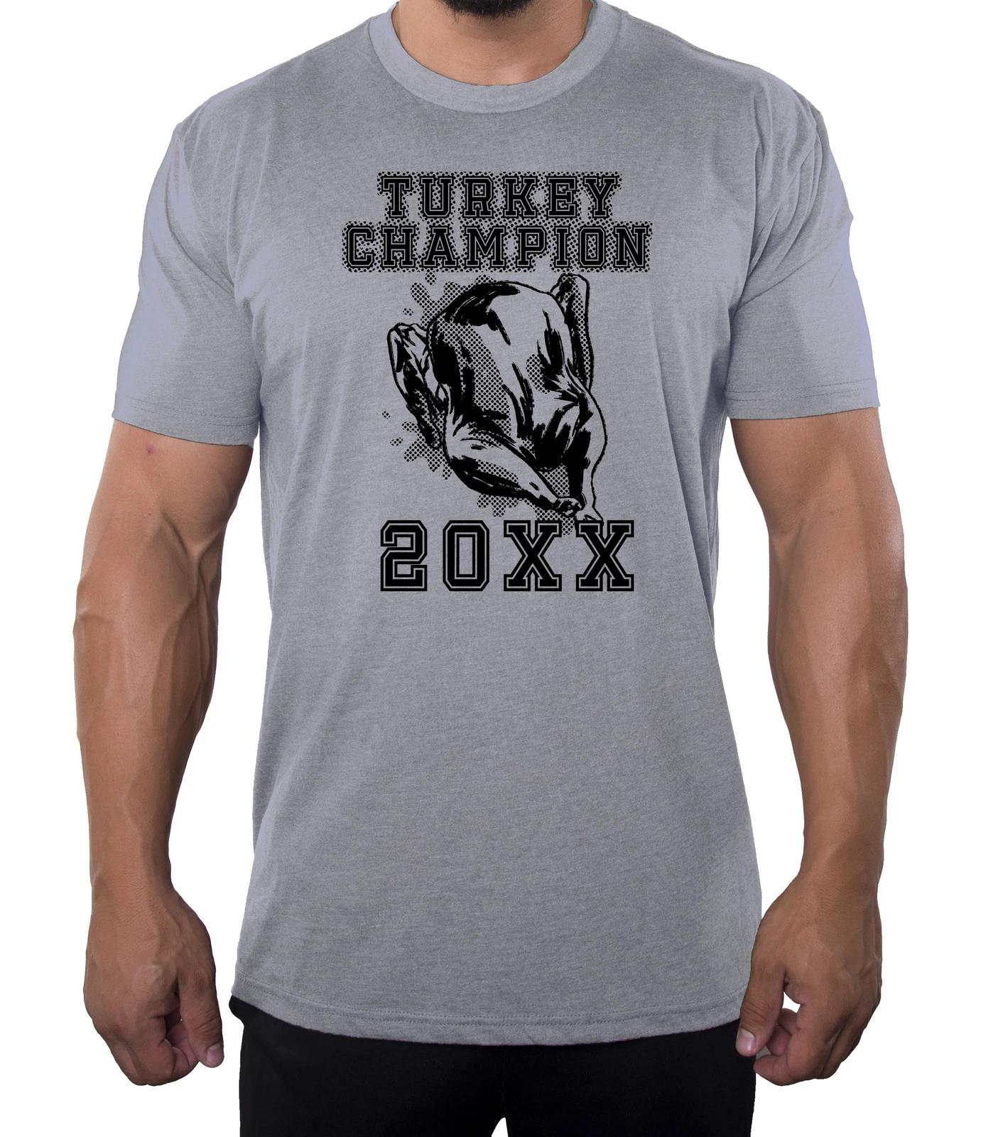 Turkey Champion Thanksgiving Men s Shirts, Custom Thanksgiving T-Shirts For Men S