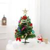 50cm Decorative Desktop Christmas Tree Set with LED Light for Xmas Decor Home School Market Company Hotel Restaurant ( with 19 Accessories )