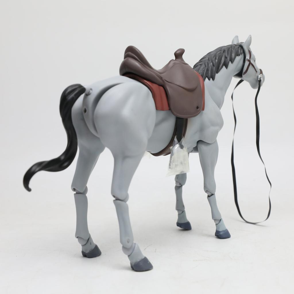 Skizzenkunst Malerei, Skizze Pferd, Grau-Blaues Pferd, Bewegliche Gelenke, Schreibtisch-Kunstmodell Verzierung Boxed Figur