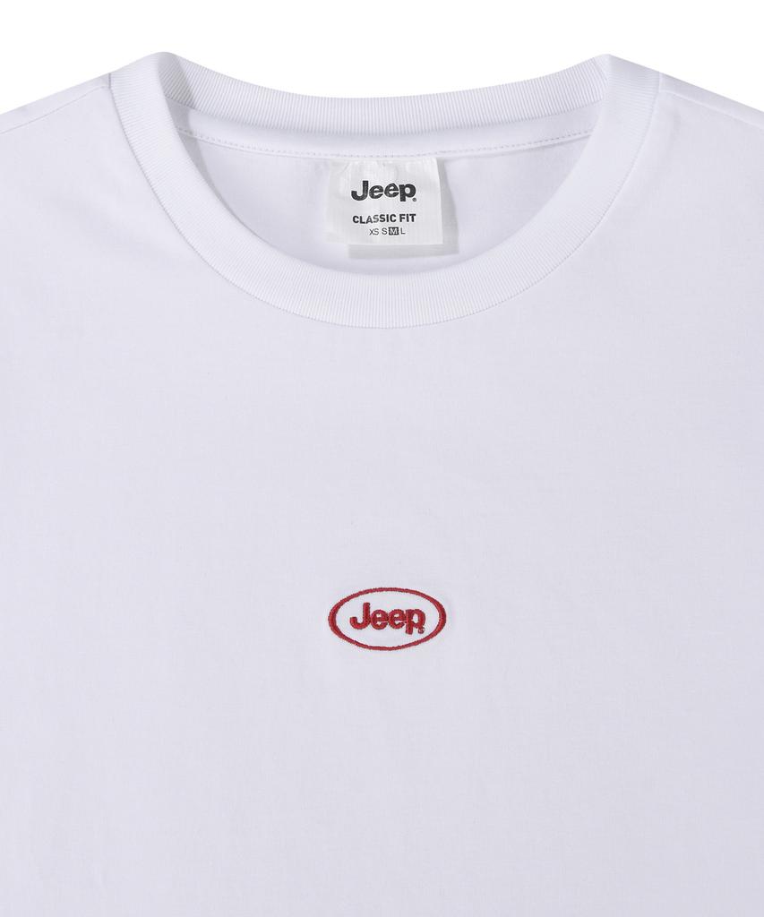 JEEP Women Jeep Circular Logo Crop Short Sleeve T-Shirt (Jr5Tsf503Wh)