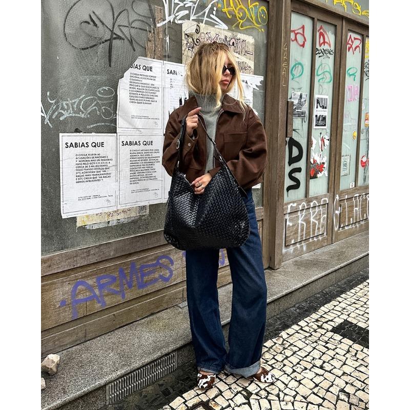 Women Vintage Loose Brown Suede Jacket Casual Fashion Outerwear For Ladies