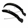 2 Pieces 16Inch Bike Mudguards 5 Cm Wide Front and Rear Metal Support Rods Mudguard