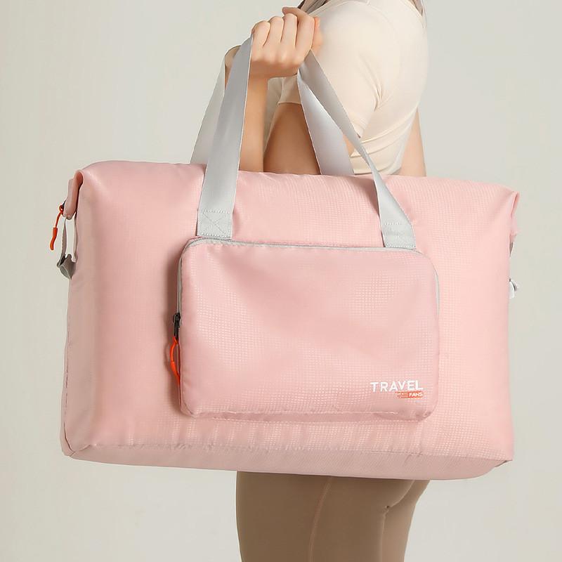 Travel Bag Folding Large Capacity Waterproof Polyester Travel Organizer For Short Trips And Storage
