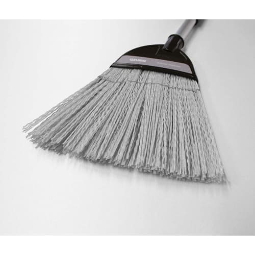 Azuma 3-Stage Telescopic Synthetic Fiber Broom, AL. Bristles: Approx. 27cm, Total Length: Approx. 73-130cm. Adjustable to your desired length. Lightwe
