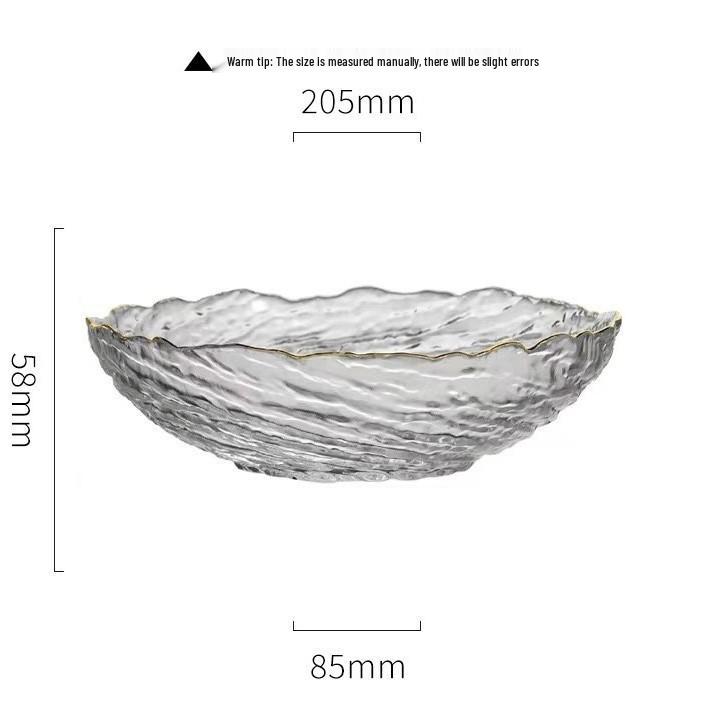 Canghai Glass Bowls & Plates: Luxury Soup, Dessert, Salad, Snack, & Fruit Bowls and Plates.