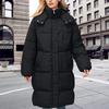 Women's Fashion Padded Jacket Loose Long Over The Knee Thickened Padded Jacket