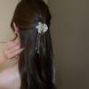 Tassels Chinese Style Hair Stick Flower Cute Hairpin Cute Pearl Hair Claw  Daily