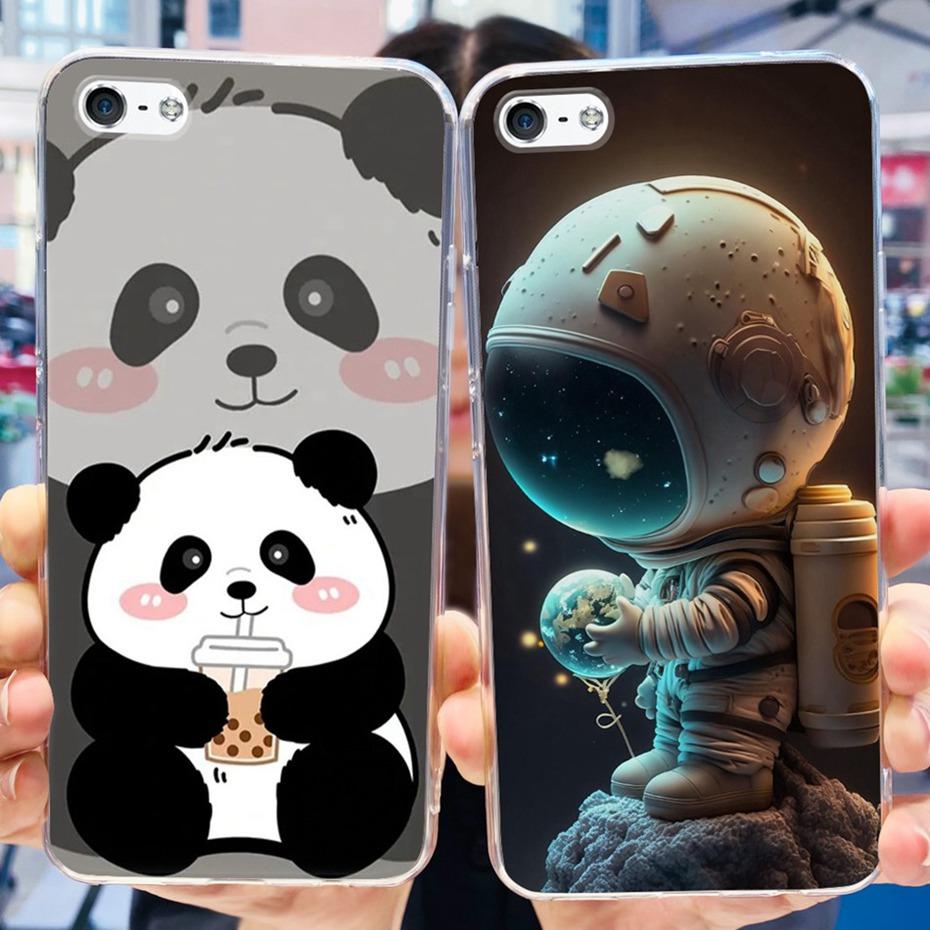 Lovely Printing Phone Case For iPhone 5 5s SE (2016) Soft Silicone TPU Back Cover For iPhone SE 2016 iPhone5 iPhone5s 4.0"